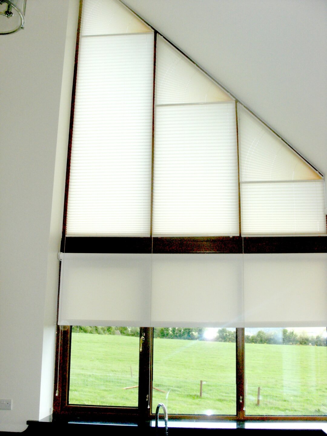 Shaped Apex Pleated Blinds in Tipperary Signature Blinds and Shutters