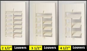 louvres sizes