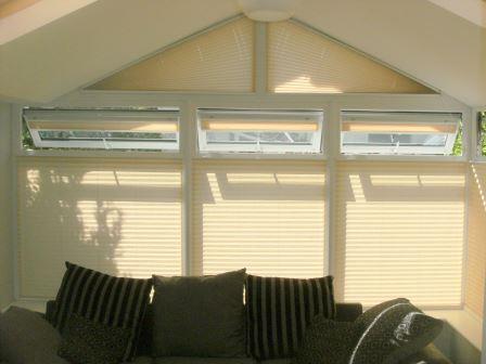 Conservatory Shaped Blinds in Artane.