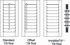 tilt rods options