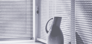 White Facette Blinds