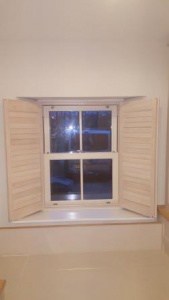 Pine White Wood Stained Shutters Westmanstown