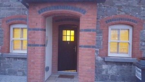 Pine Stained Shutters Westmanstown outside view