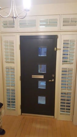 Shutters fitted onto Tilt and Turn Window’s in Bellarmine Dublin 18.