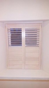 Pine Wood Stained Shutters Westmanstown