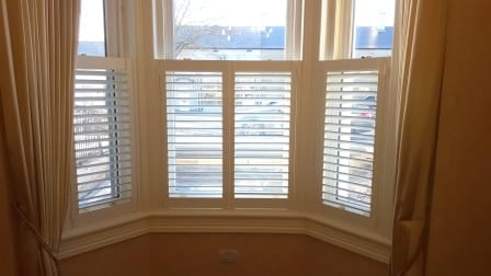 Cafe Style Shutters fitted in Skerries Co Dublin