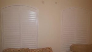 Shaped Shutters Closed
