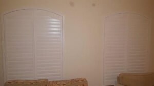 Shaped Shutters Closed
