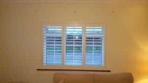 Rectangular Shutters open