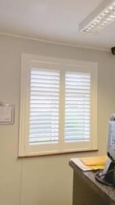 Office Shutters open