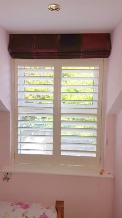 Shutters Fitted in a Pink Bedroom in Stillorgan!