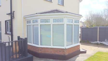 Pleated Blinds are an ideal shading solution for sunrooms and conservatories.