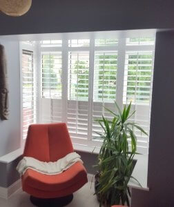 Bay Window Shutters fitted in Rathmines
