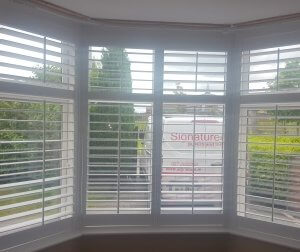 Bay Window Plantation Shutters fitted in Dundalk