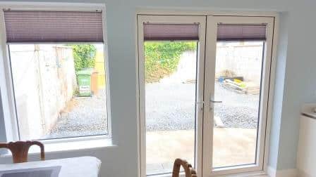 Pleated Window Blinds installed in Sutton