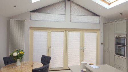 Apex Shaped Blinds fitted in Terenure