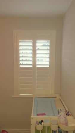 Shutters are a great alternative to blinds and curtains.