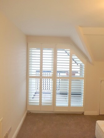 Shaped Door Shutters fitted in Malahide