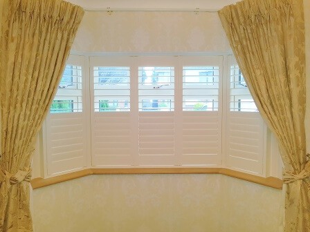 Bay Window Shutters installed in Cabra