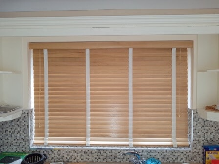 Wood Blinds fitted in Newbridge