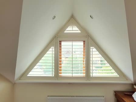 Triangular Plantation Shutter Sandyford