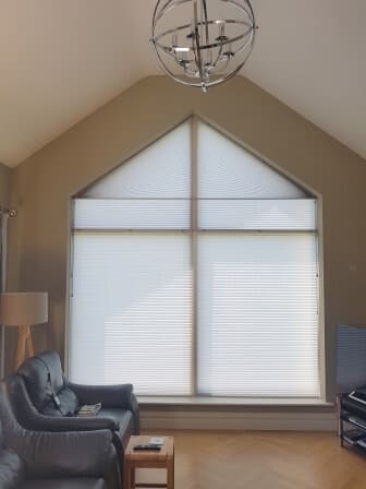 Pleated Shaped Blinds Tipperary