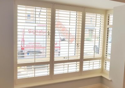 Open shutters sitting room, Greenhills