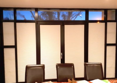 Blinds in a large Glazing area by Signature Blinds