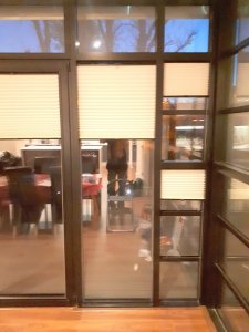 Blinds in a large Glazing area by Signature Blinds