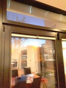 Blinds in a large Glazing area by Signature Blinds