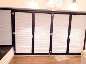 Blinds in a large Glazing area by Signature Blinds