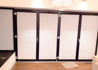 Blinds in a large Glazing area by Signature Blinds