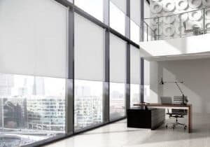 pleated office blinds