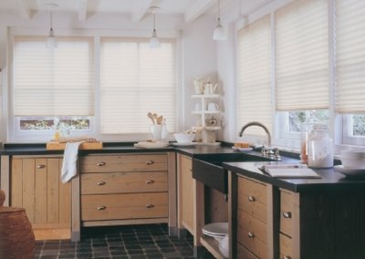 Pleated Kitchen Blinds