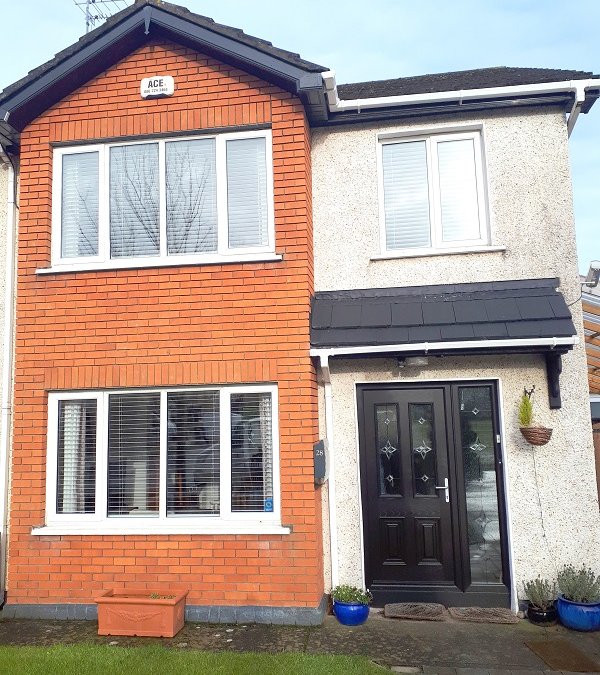 White Venetian blinds installed in Sallins co Kildare