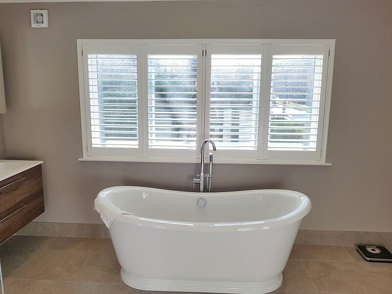 Bathroom Shutters fitted in Cabintelly