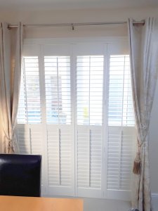 shutters on patio doors