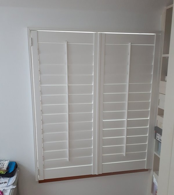 White Plantation Shutters installed in Bray Country Wicklow