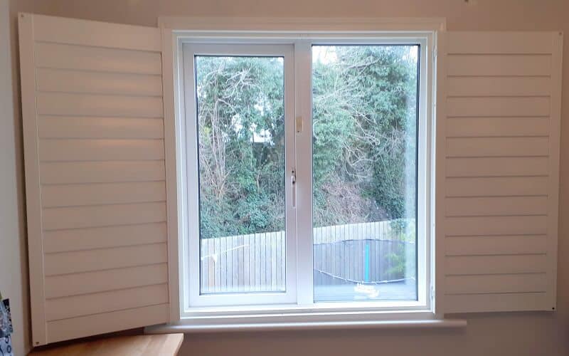 White Plantation Shutters fitted in Leixlip, County Kildare