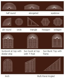 Plantation Shutter Styles