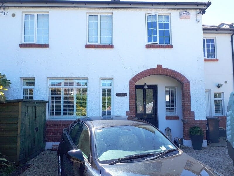 Pure white Shutters we have installed in Clonskeagh, Dublin.