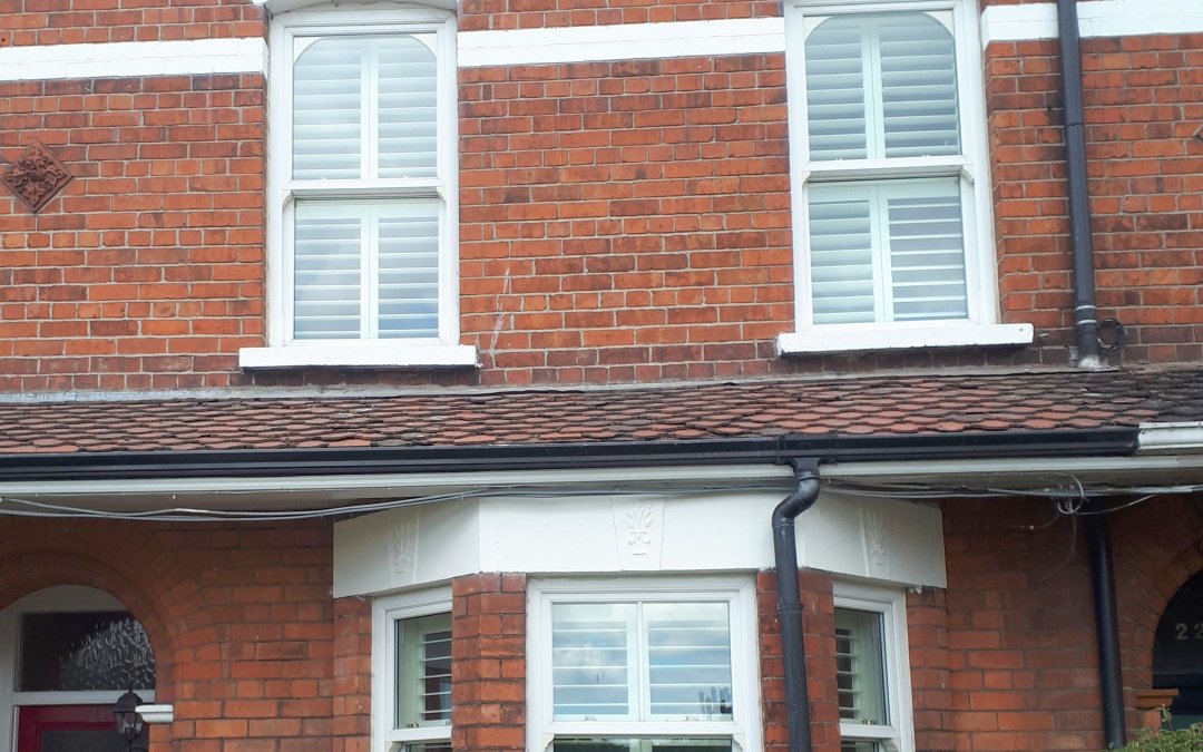 Bay window & bedroom Shutters we installed in Fairview, Dublin 3