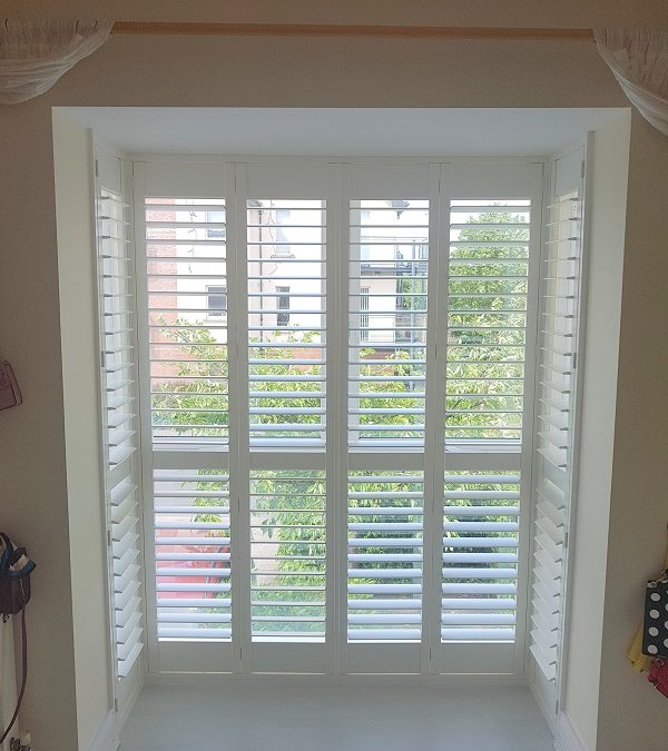 Plantation shutters installed in Donabate, County Dublin