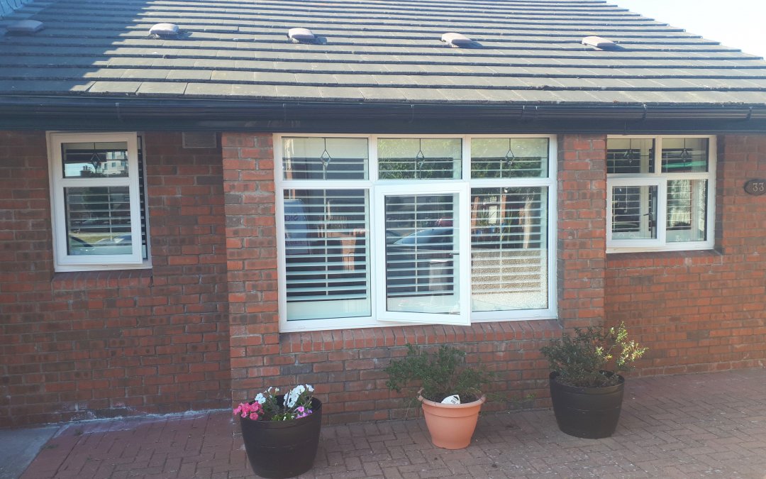 Plantation Shutters fitted in barnville park, cherry orchard.