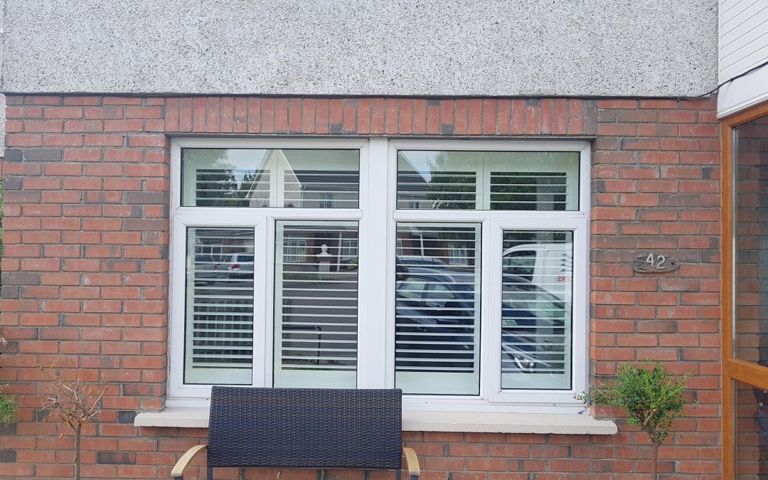 Plantation shutter fitted in Enfield, County Kildare.