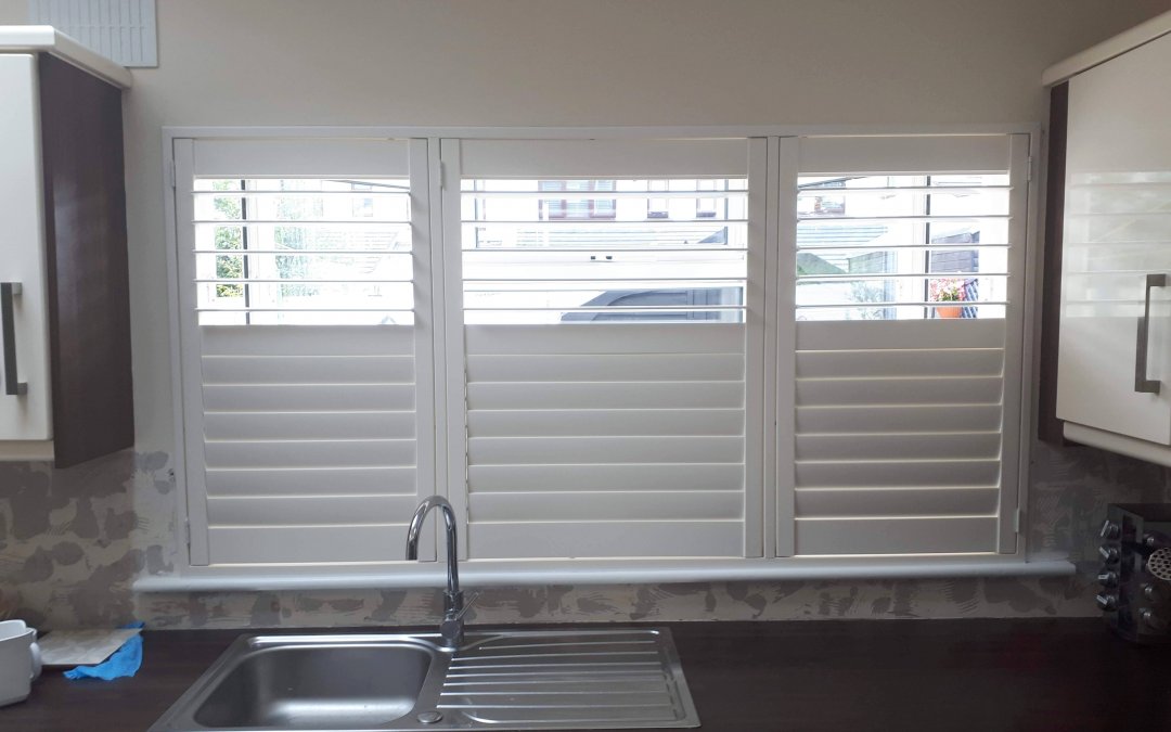 Plantation shutter installed in Ashtown, County Dublin.