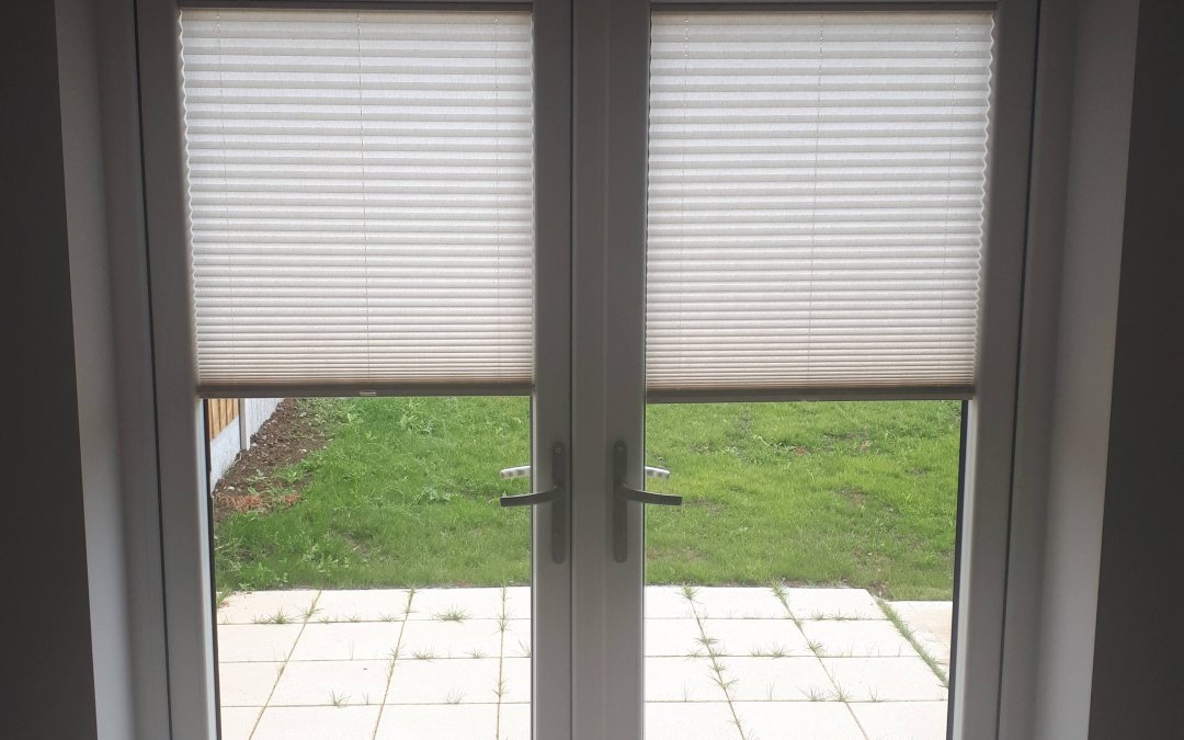 Roller blinds and pleated blinds installed in Ongar ,Dublin 15.