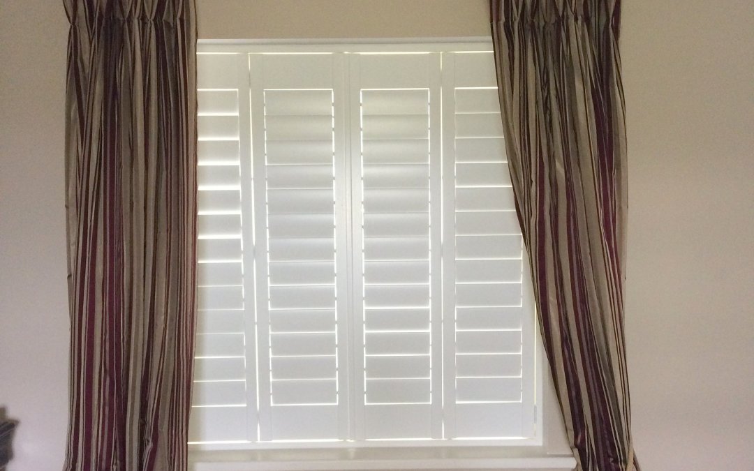 White Plantation Shutters we installed in Curragha, County Meath.