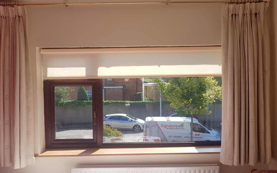 Roller blinds installed in Dundrum Dublin 16