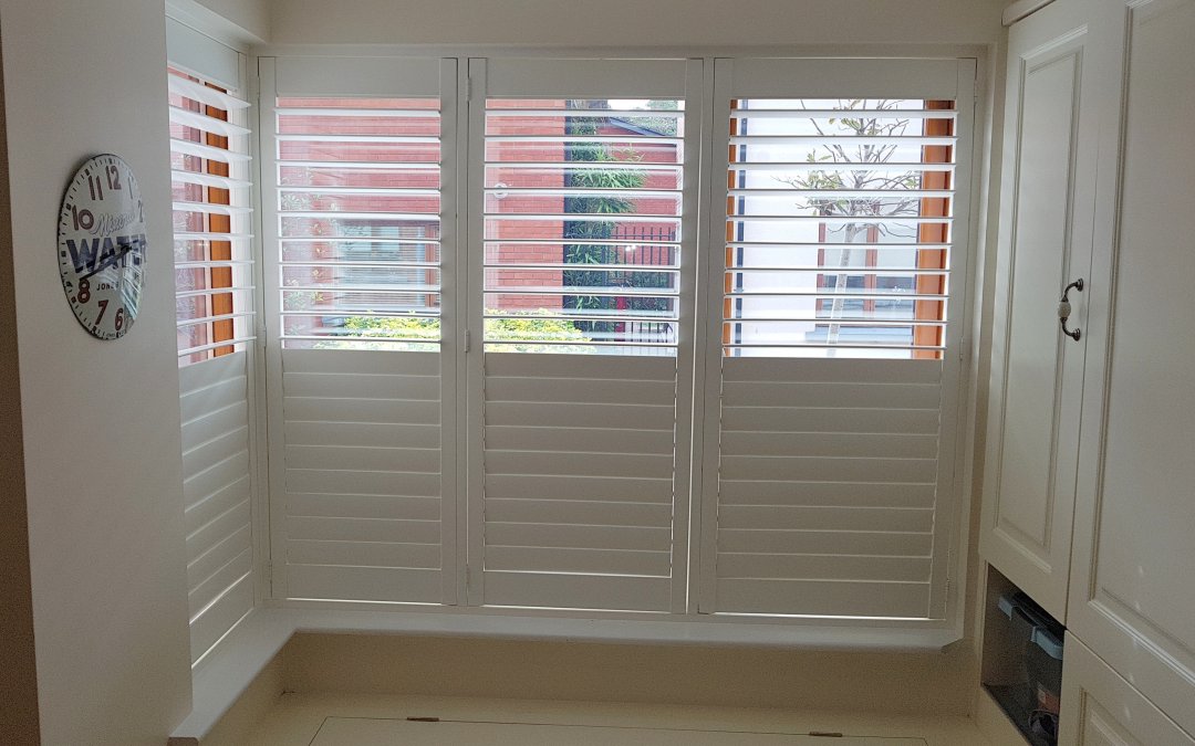 Plantation Shutters installed in Carrickmines, County Dublin.